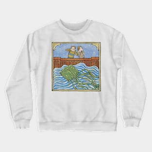 Medieval Gelatinous Cube of London Bridge Crewneck Sweatshirt